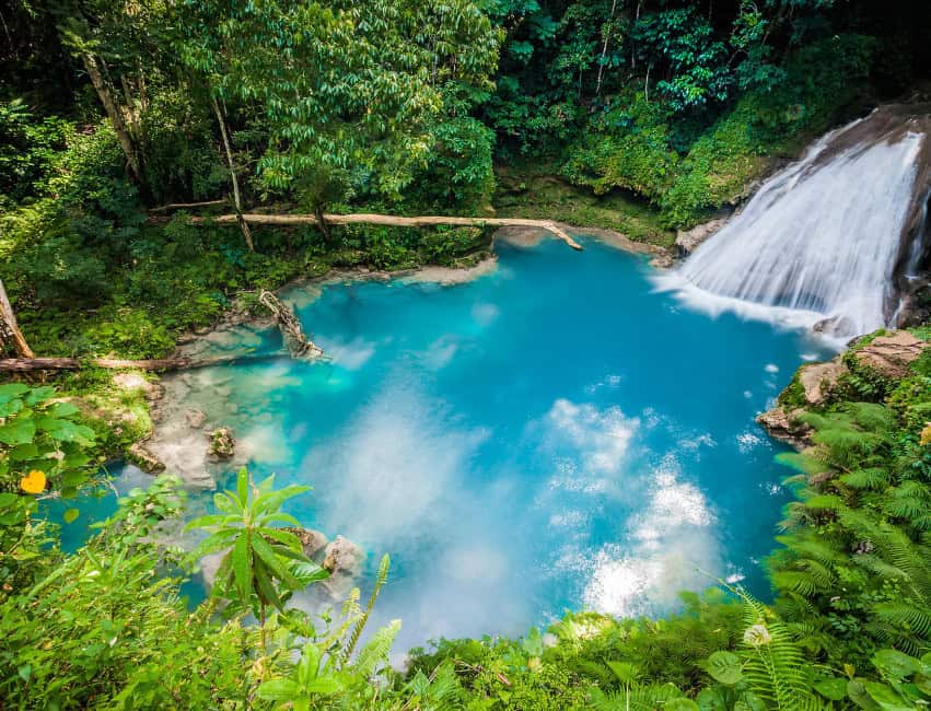 Montego Bay Jamaica excursions blue hole secret falls