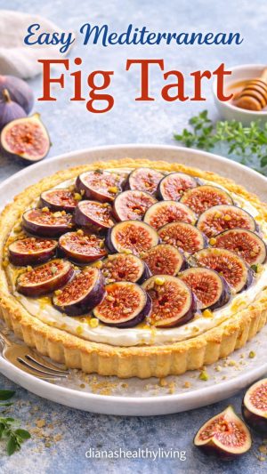 Looking for a simple yet stunning fig dessert? This Croatian fig tart combines fresh figs, honey, vanilla, and mascarpone in a buttery tart crust. A traditional Dalmatian-inspired recipe perfect for fig season.
