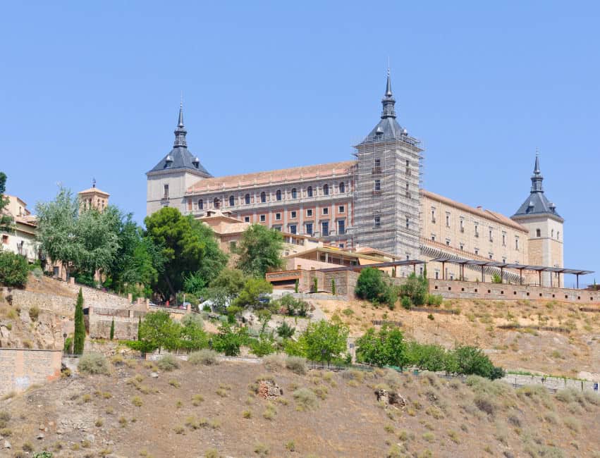 Alc&aacute;zar of Toledo, Spain &ndash; historic fortress and famous monument with panoramic city views