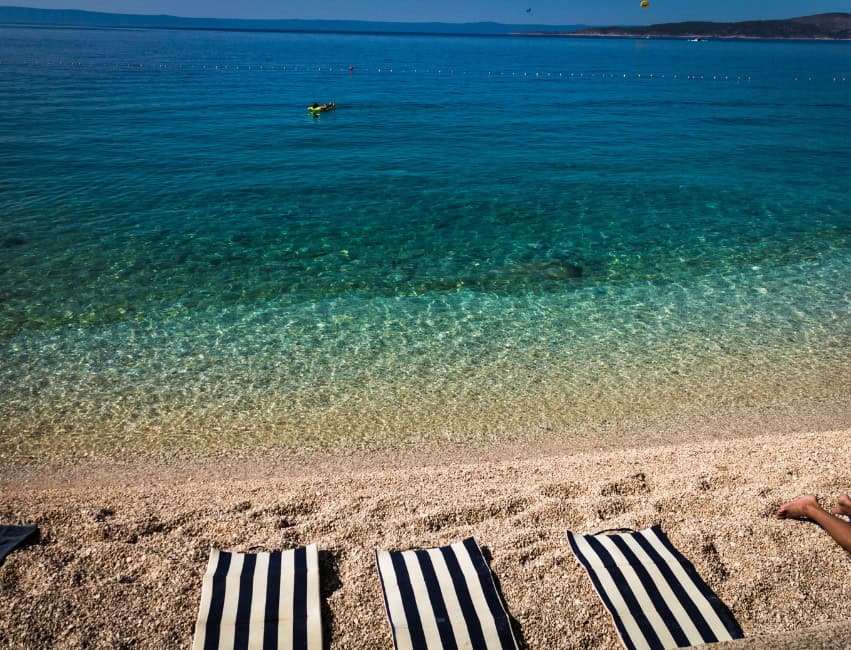 beaches in zadar
Zaton Beach Croatia shallow water perfect for kids