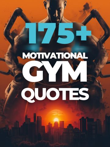 Discover 175+ powerful motivational gym quotes, fitness quotations, and inspirational workout sayings to boost your gym motivation and fuel your fitness goals every day.
