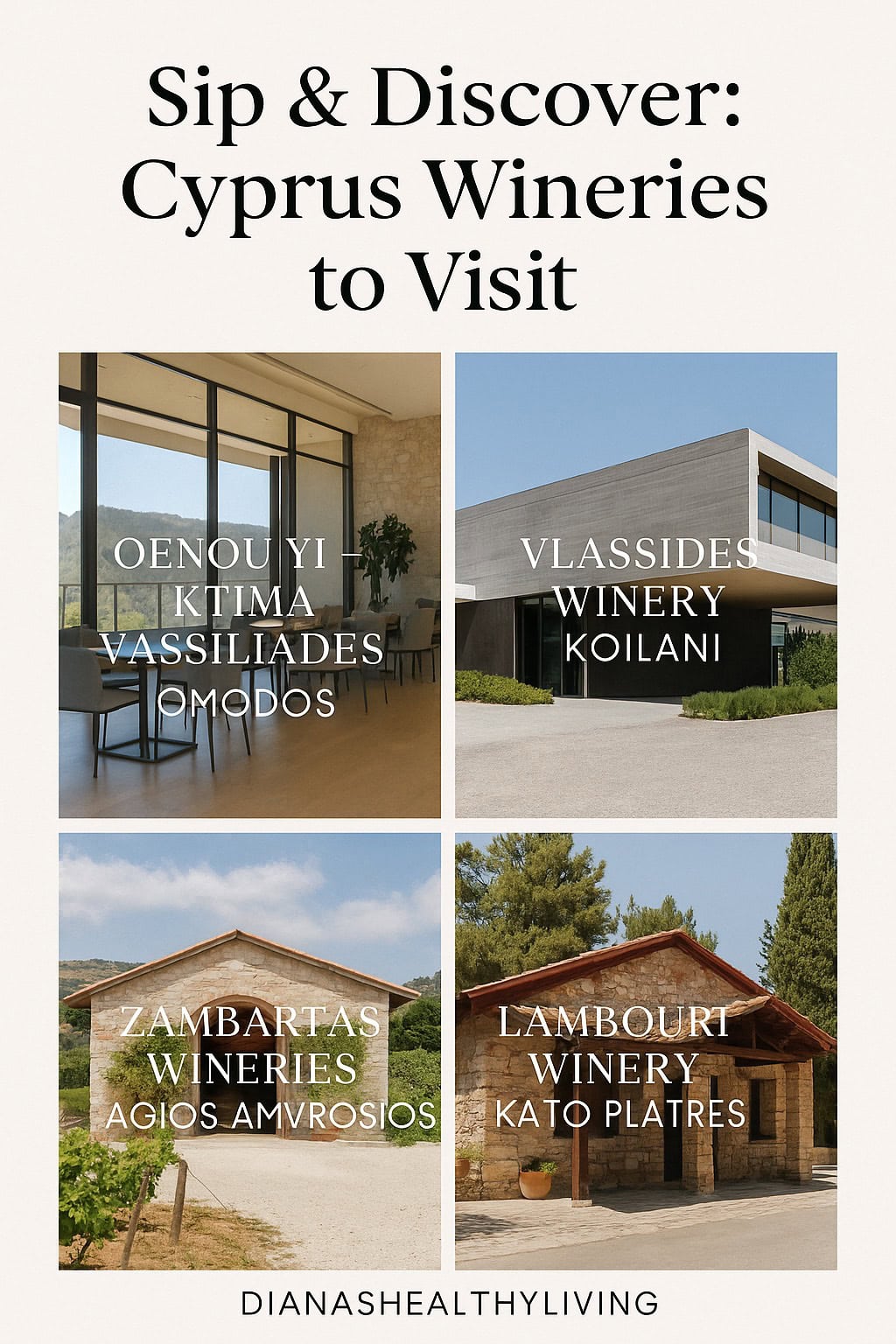 Discover the best Cyrpus wineries on the Greek side of Cyprus.
