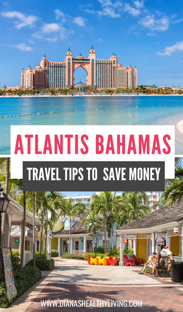 Luxury Atlantis Bahamas hotel and water resort with tropical surroundings.