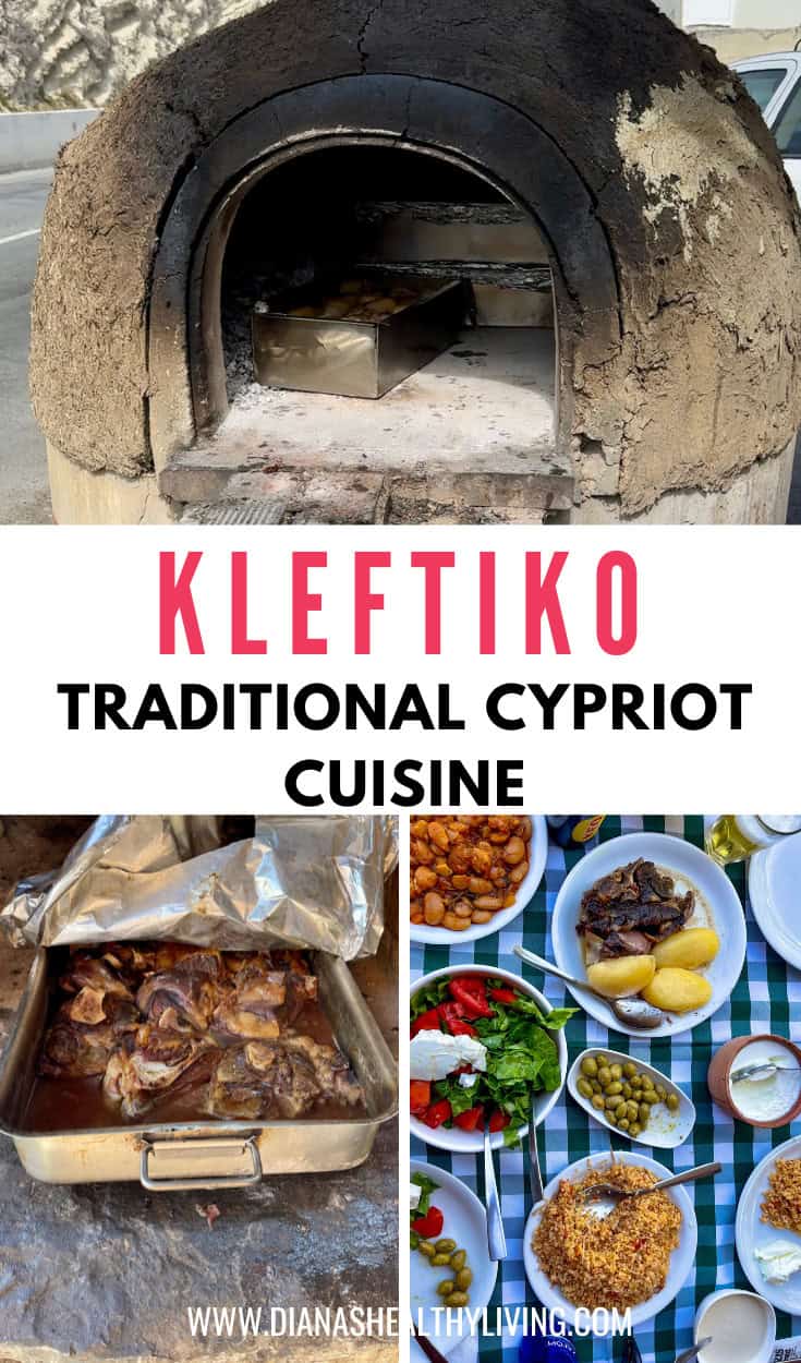 Traditional Cypriot cuisine, wood-fired oven cooking, authentic Kleftiko dish, fresh Mediterranean ingredients, healthy Cypriot recipes.