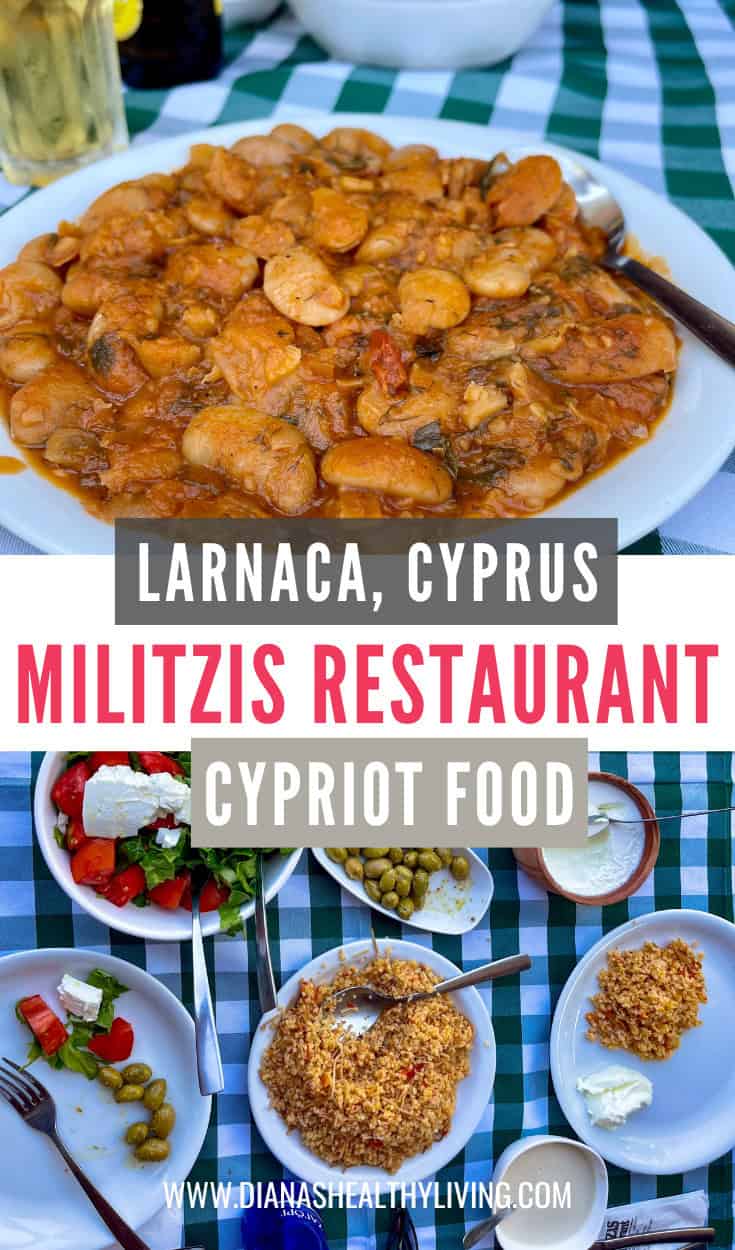 Savory Larnaca Cyprus Militzis Restaurant traditional Cypriot food, hearty home-style dishes.