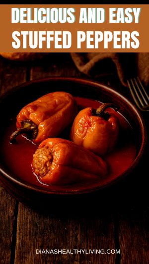 punjene paprike croatian stuffed peppers in plate
