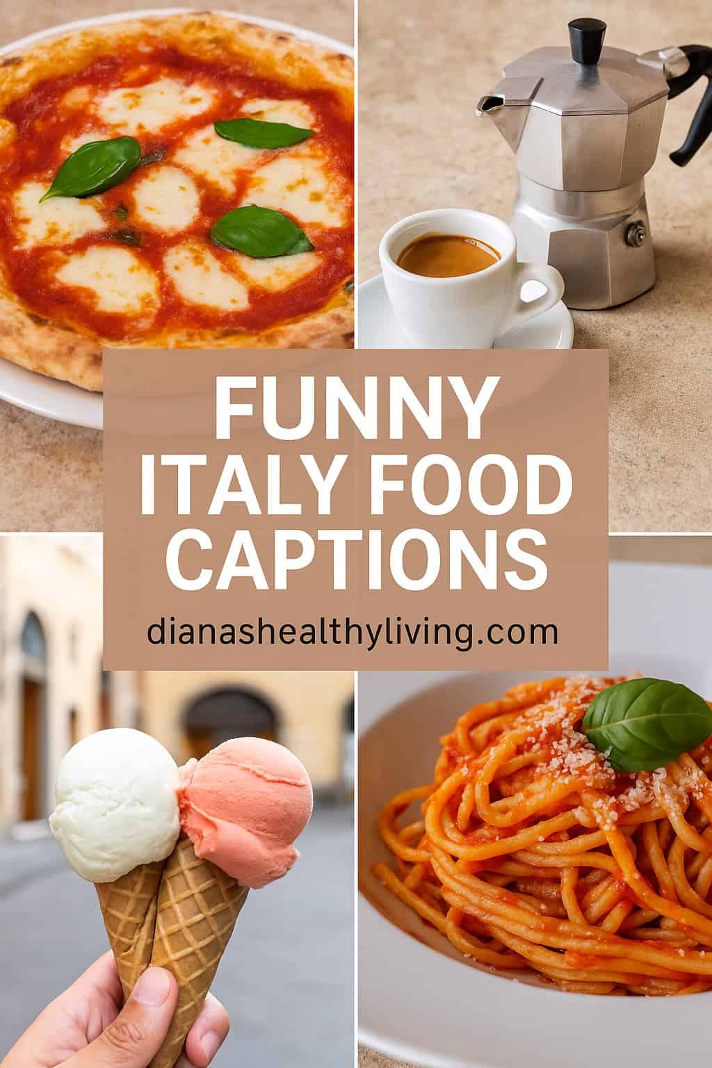 Pizza, pasta, and gelato deserve witty lines! Find funny quotes about Italy, foodie captions, and Italian phrases to pair with your Instagram photos.