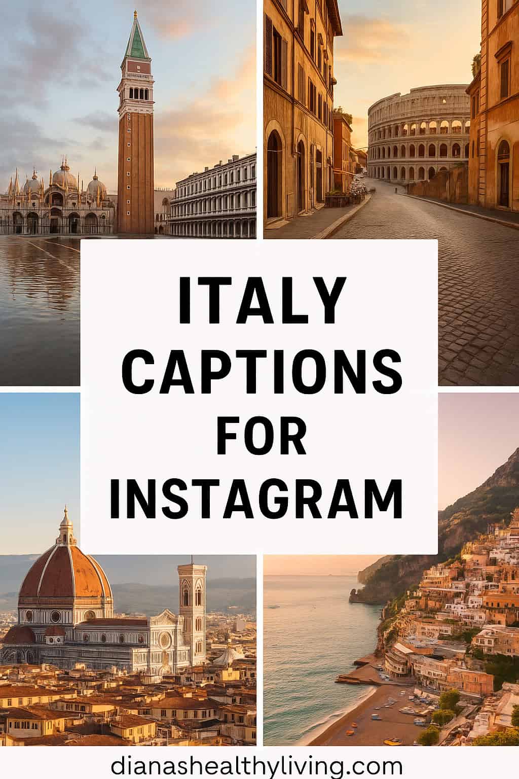 Discover the best Italy captions for Instagram! From Florence quotes and Venice captions to funny Italian phrases, travel quotes & Colosseum captions.