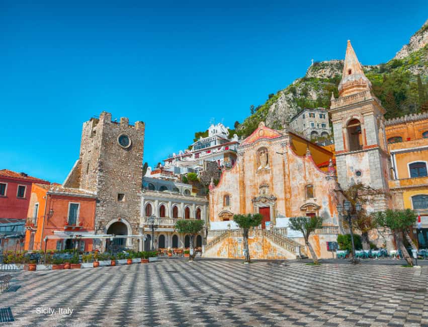Sicily Italy Europe in Winter