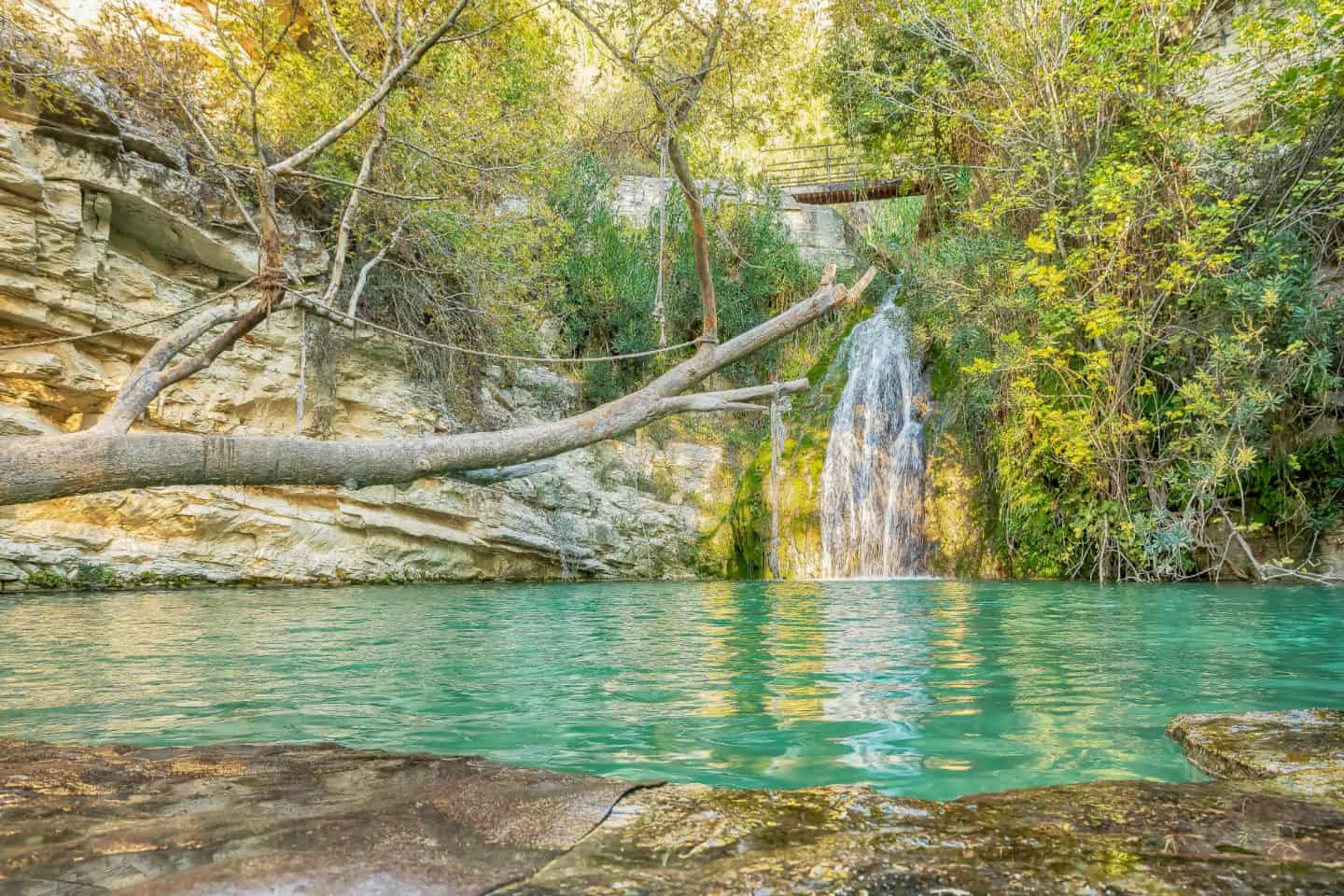 Discover the Adonis Baths Waterfalls near Paphos, Cyprus &mdash; a mythical hideaway where Aphrodite and Adonis once bathed. Explore its history, legends, location, opening hours, and insider travel tips for your visit.