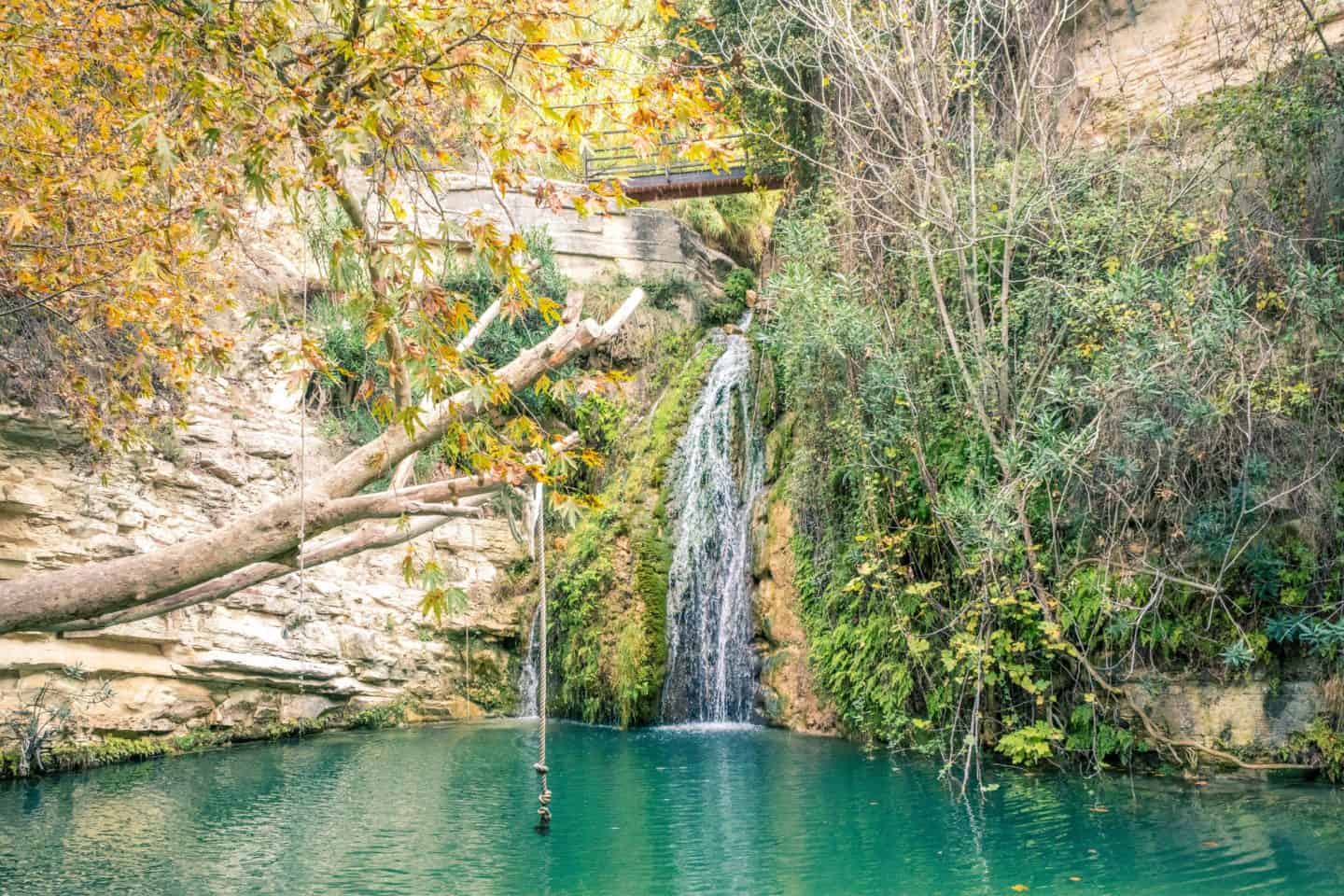 Discover the Adonis Baths Waterfalls near Paphos, Cyprus &mdash; a mythical hideaway where Aphrodite and Adonis once bathed. Explore its history, legends, location, opening hours, and insider travel tips for your visit.