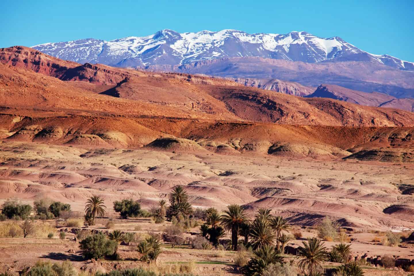 Atlas Mountains near Marrakech Morocco