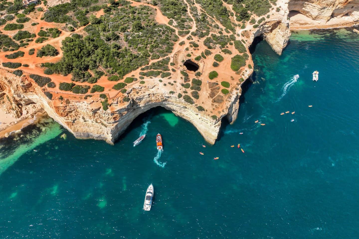 Discover the breathtaking caves of Algarve Portugal &mdash; from the world-famous Benagil Cave to hidden grottos along the golden coastline. Explore sea caves, secret beaches, and natural arches shaped by the Atlantic&rsquo;s waves on this ultimate Algarve cave adventure.