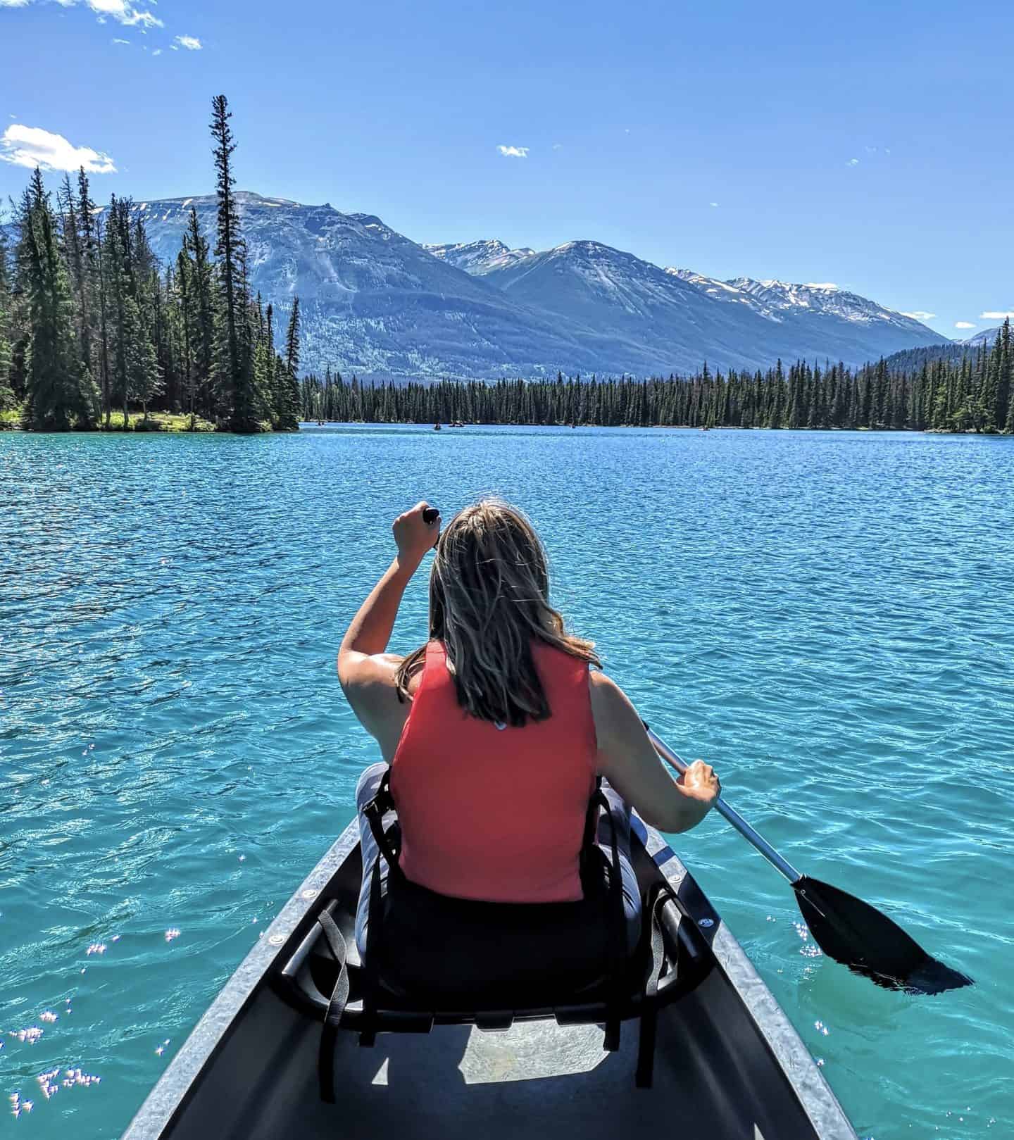 Jasper National Park Canoe