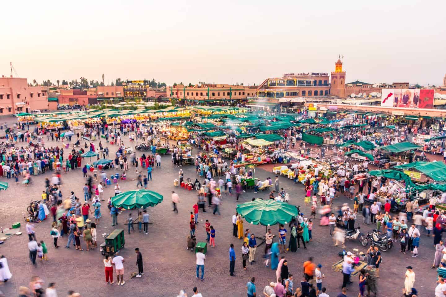 medina in marrakech morocco