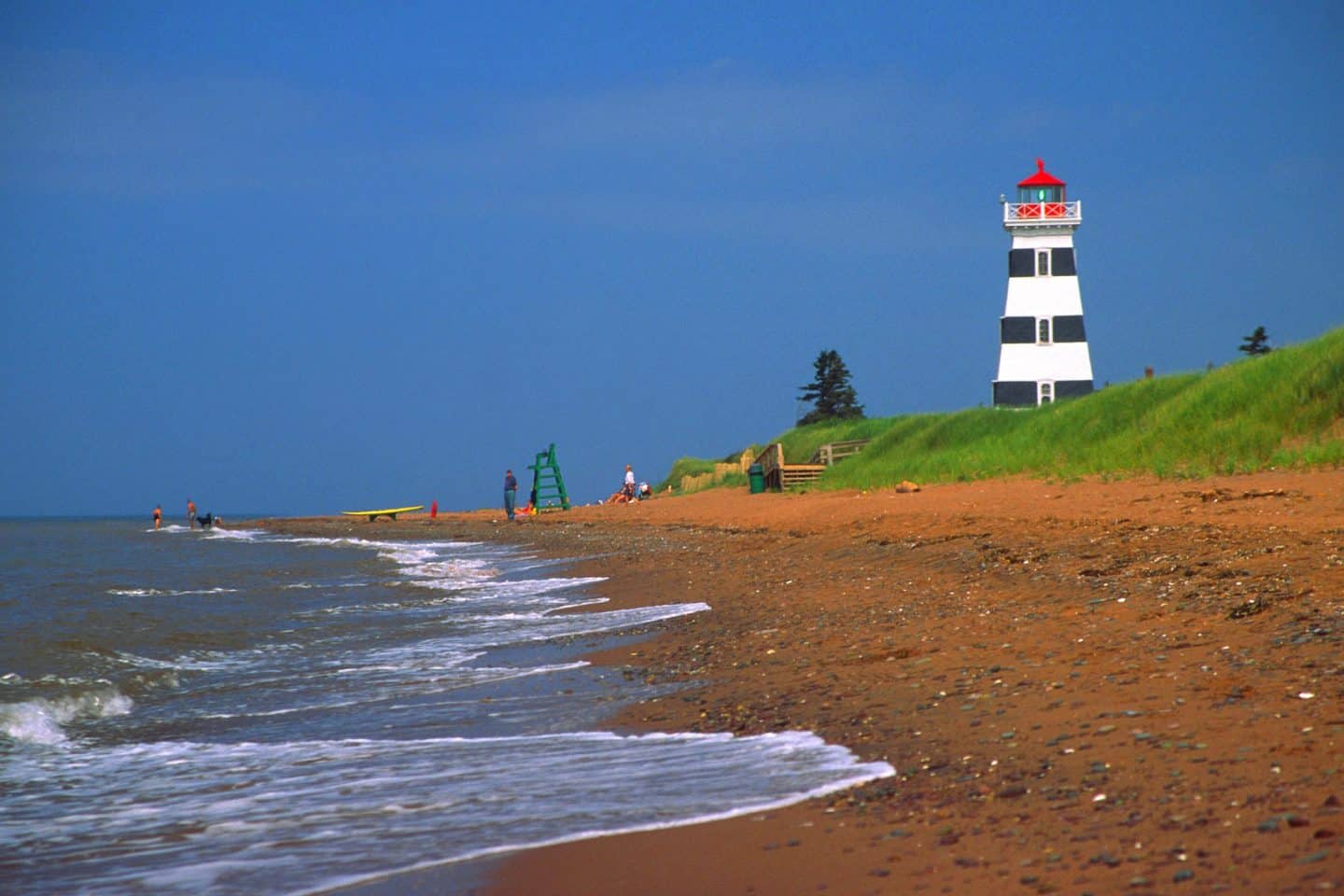 Red sand beaches in Prince Edward Island, Canada beautiful scenery