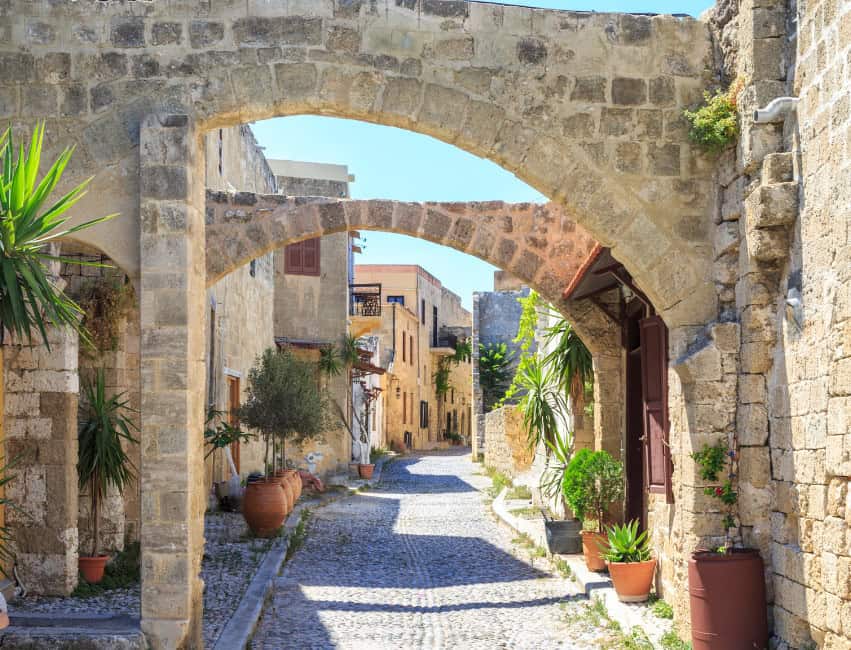 Step back in time in Rhodes Old Town, a UNESCO World Heritage site and one of the most popular tourist destinations in Greece.&rdquo;