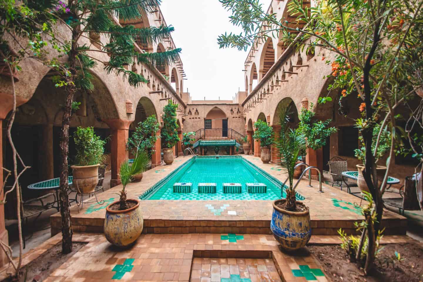 Traditional Moroccan riad courtyard in Marrakech
things to do in marrakech morocco