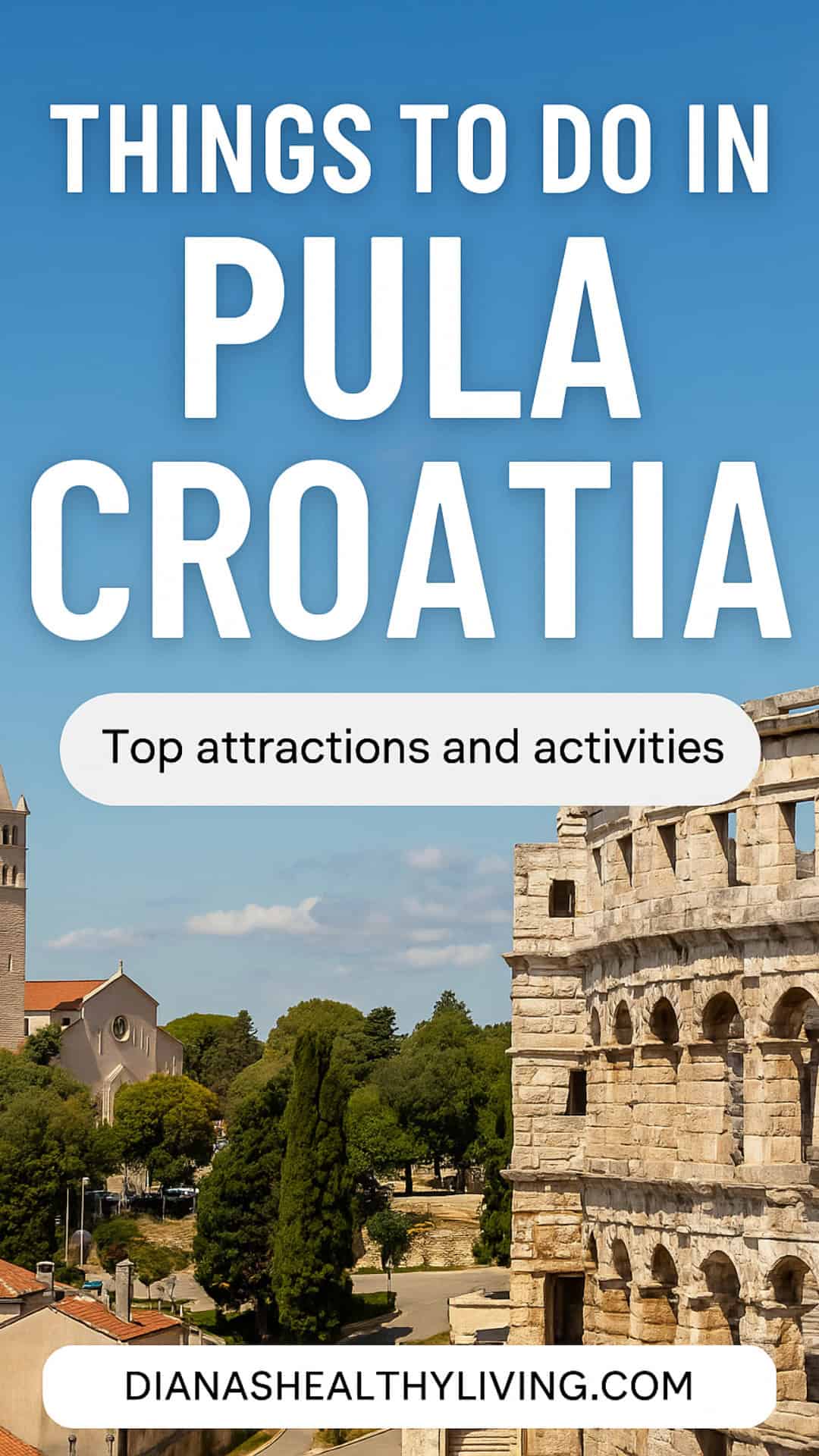 Discover the best things to do in Pula, Istria, Croatia! Explore Roman ruins, beautiful beaches, and hidden gems with this complete 3-day Pula itinerary and travel guide. Perfect for history lovers, foodies, and beach seekers.