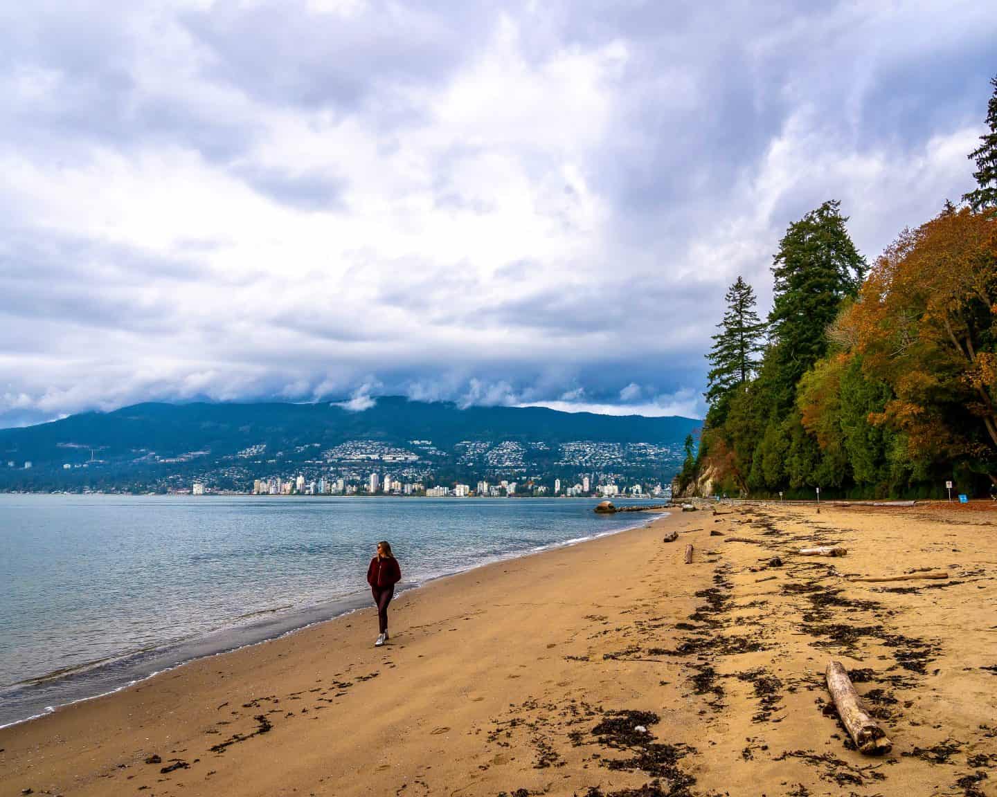 Stanley Park Beach Vancouver Canada