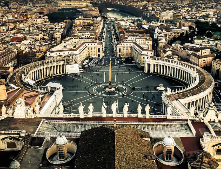 vatican city rome in winter