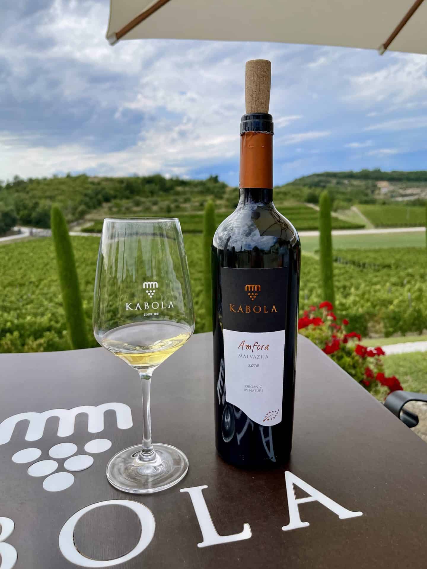 kabola malvazija amfora croatian wine paired with truffled pasta