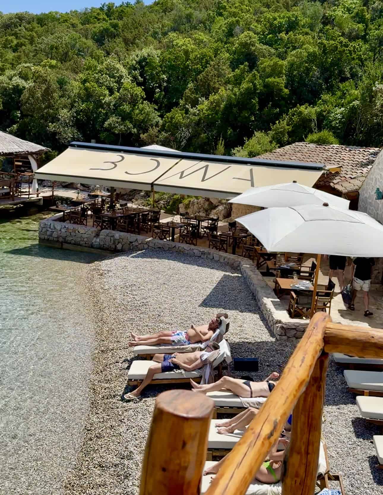 secluded beach at Bowa dubrovnik best beach dubrovnik