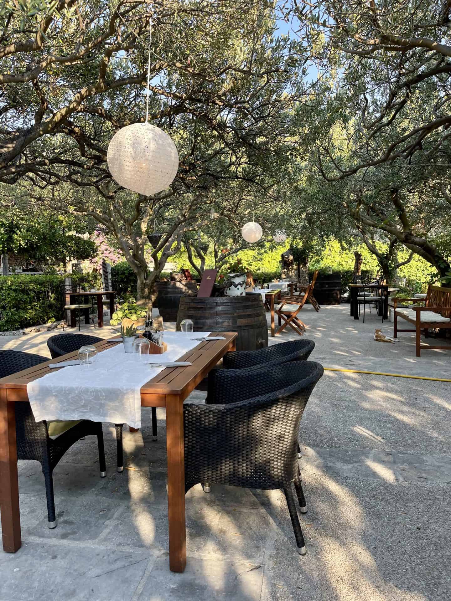 Mali Raj is a beloved traditional Dalmatian restaurant in Bol BRAC, known for its fresh seafood, rustic ambiance, and authentic, home-cooked Croatian dishes served in a charming garden setting.