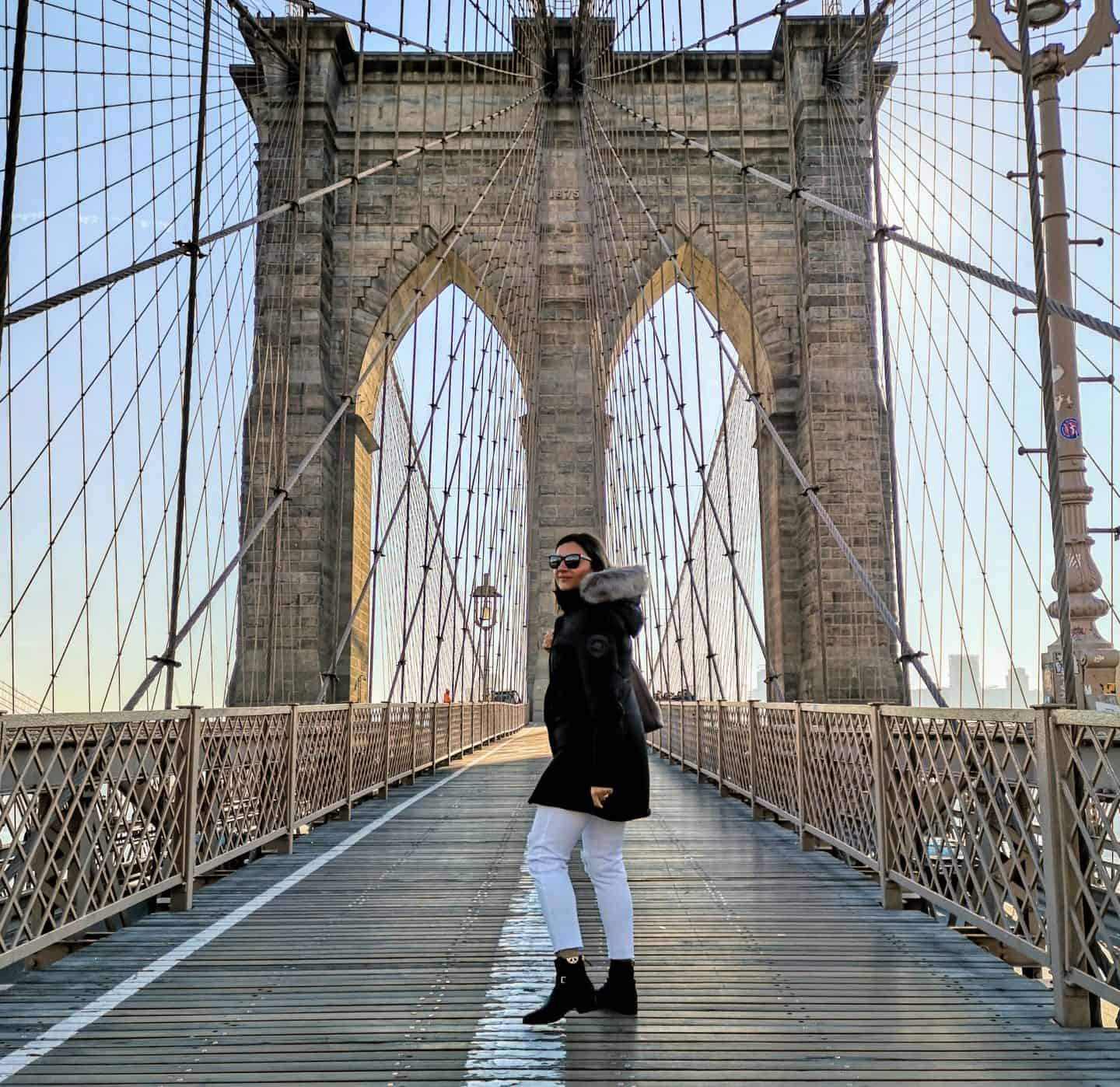 walking on nyc brooklyn bridge - 5 days in new york city itinerary