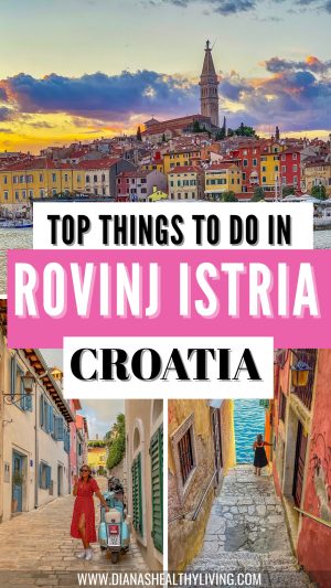 Wander the charming cobblestone streets of Rovinj old town, soak in Venetian architecture, shop local art on Grisia Street, and enjoy sunset views at the harbour. A must-see destination on any trip to Istria Croatia.