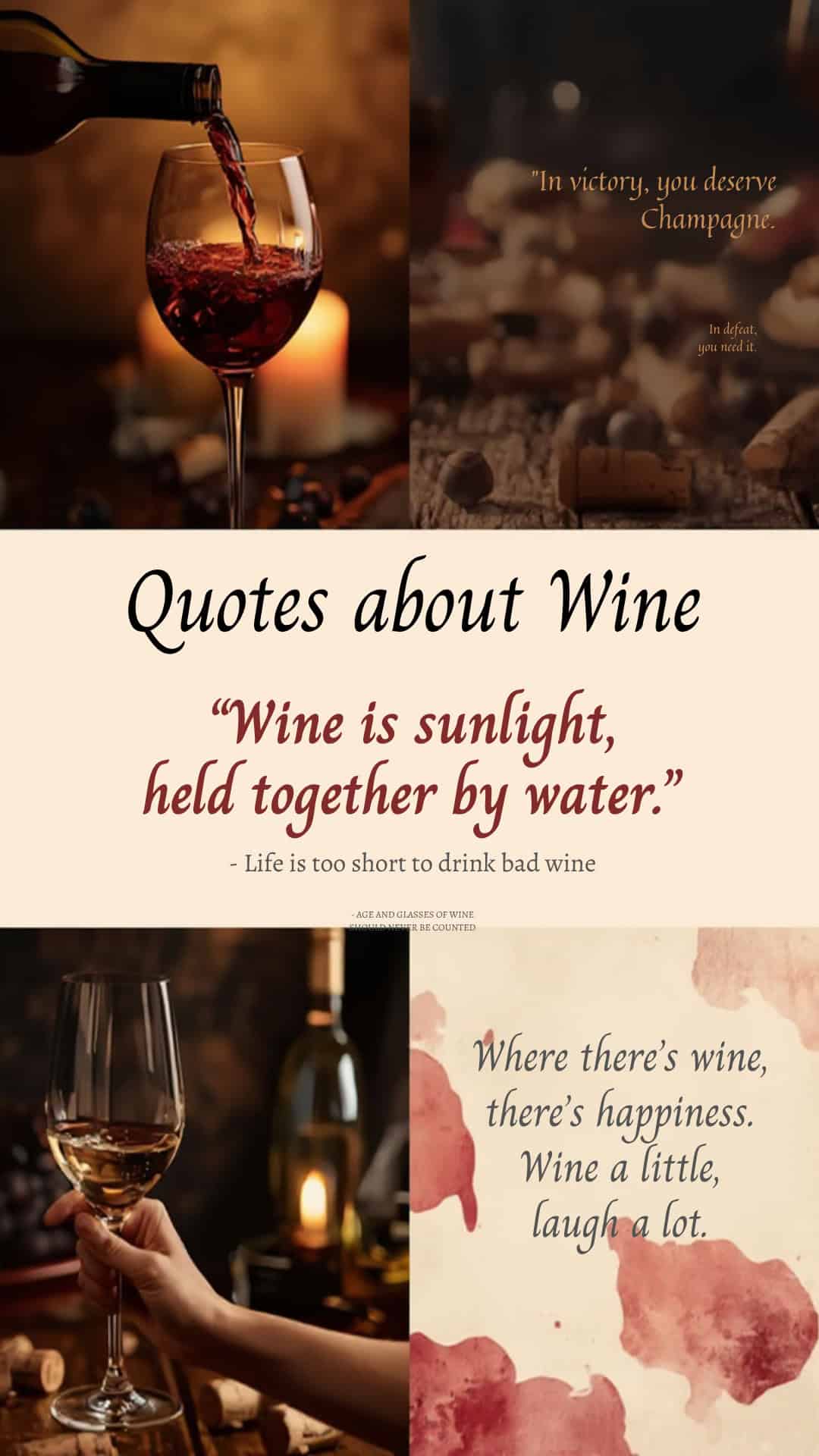 Discover hilarious and classy wine quotes about life, love, and laughter. Perfect for wine nights, wine decor, or sharing with your favorite wine friends!