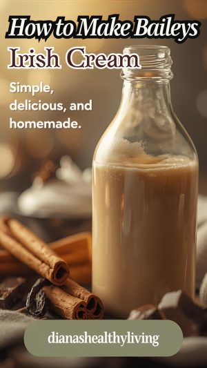 Make your own homemade Baileys in minutes! This DIY Irish cream recipe is smooth, rich, and better than store-bought.