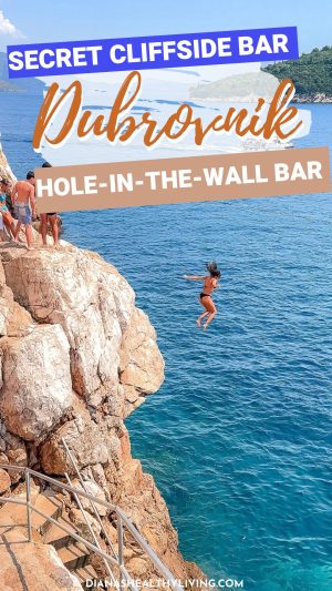 Cliff Jumping at BUŽA BAR DUBROVNIK