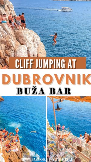 Cliff Jumping at BUŽA BAR DUBROVNIK