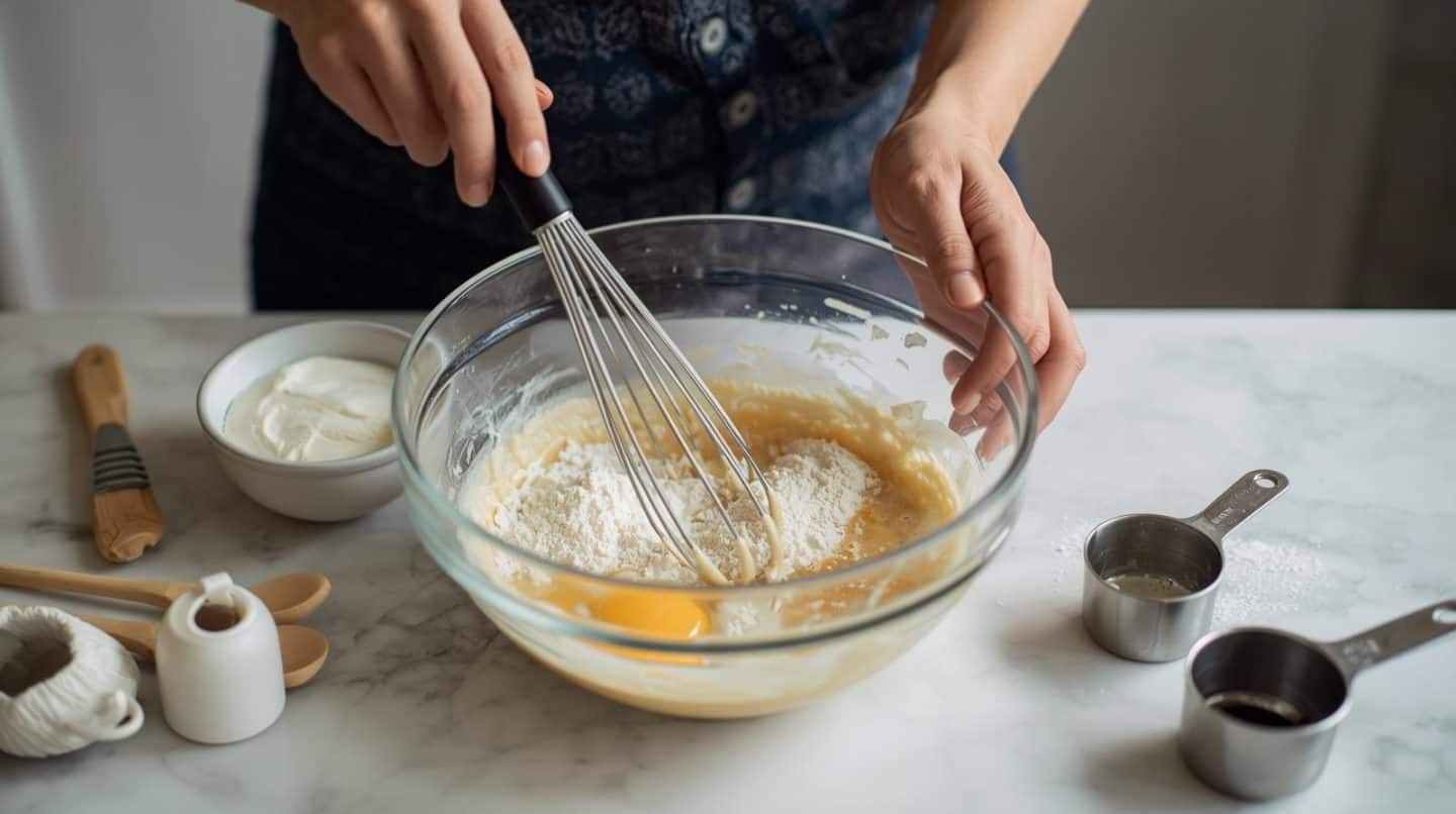 Make fluffy high protein pancakes with protein powder and oats. Easy protein pancakes recipe with exact macros, perfect for healthy breakfasts and fitness goals.