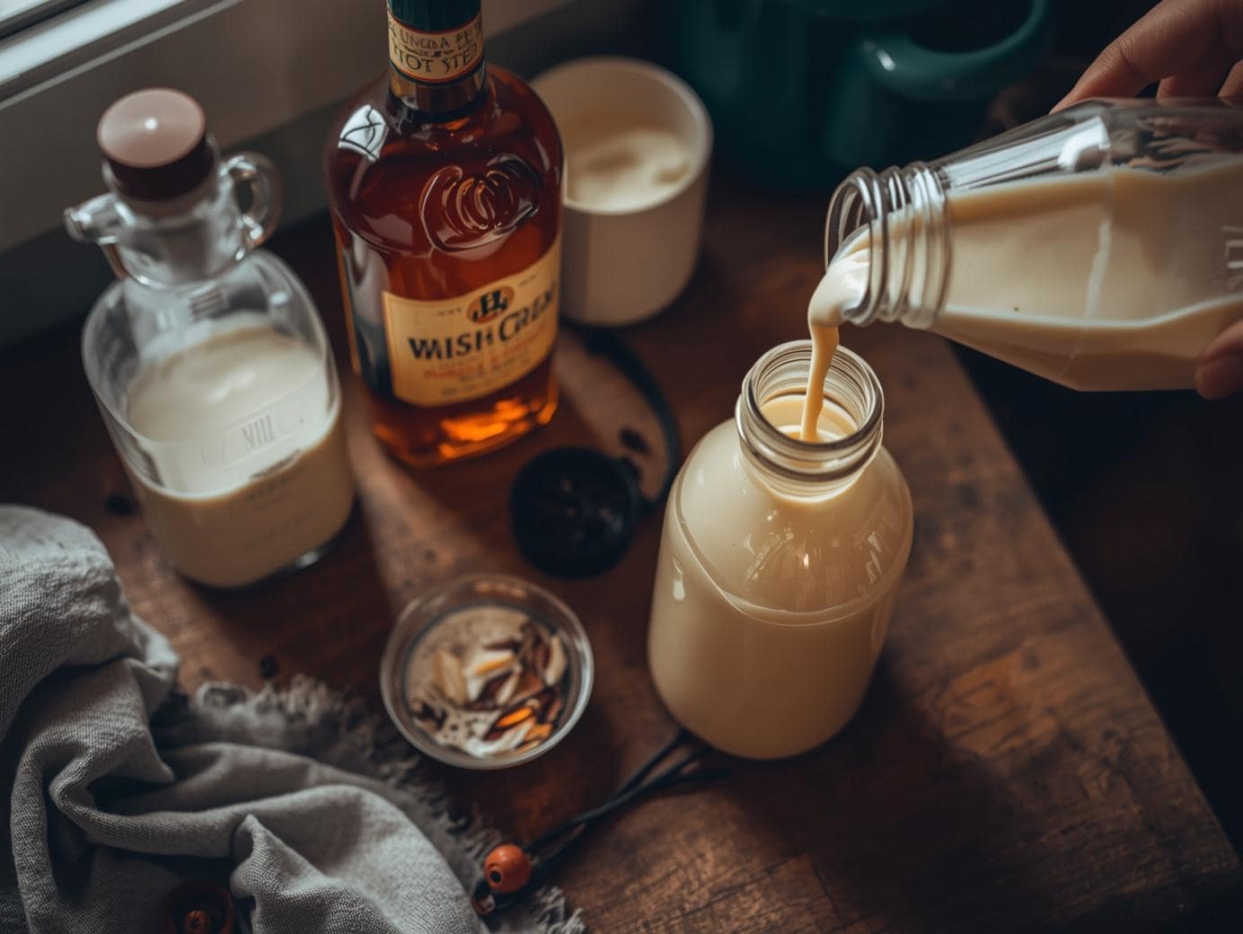 Learn how to make Baileys Irish Cream at home with this easy, creamy, and delicious homemade Irish cream recipe. Perfect for coffee, cocktails, or desserts!