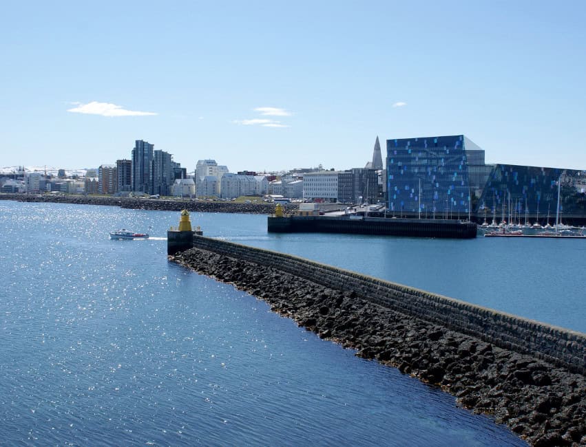 things to do in reykjavik iceland visit Colourful boats at Reykjavik Old Harbour Iceland