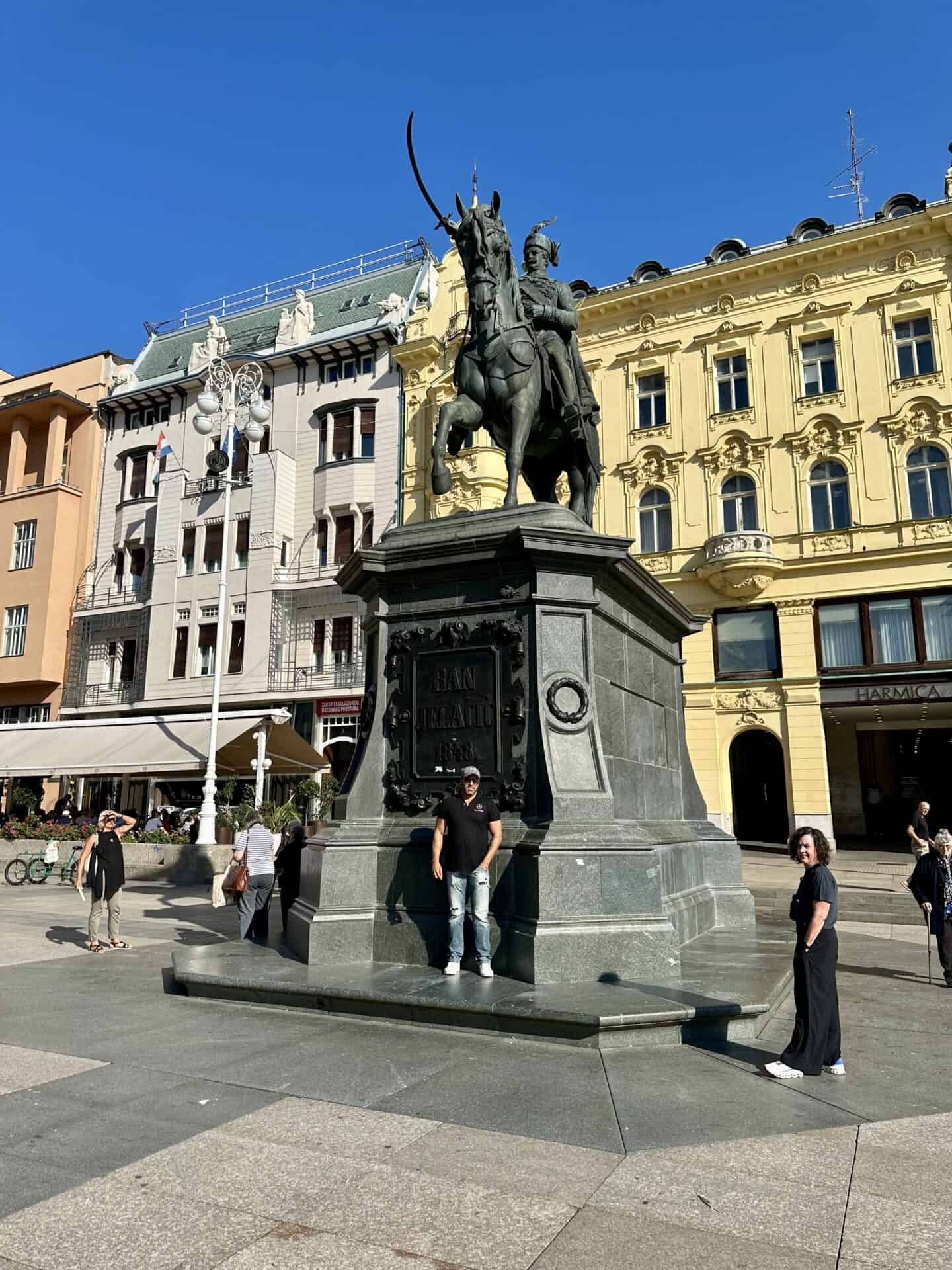 Ban Jelacic in Zabreb Croatia