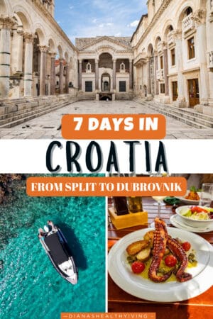 Looking for the perfect Croatia coast itinerary? This 1 week Croatia itinerary blends island life, historic cities, and Adriatic swimming into one unforgettable route. Walk Dubrovnik’s Old Town, take the ferry to Hvar, try pasticada in Split, and don’t miss Mali Ston oysters near Dubrovnik. If you're planning a trip to Croatia for the first time, this Croatia 1 week itinerary simplifies everything. Pin this now for your Croatia vacation planning board!